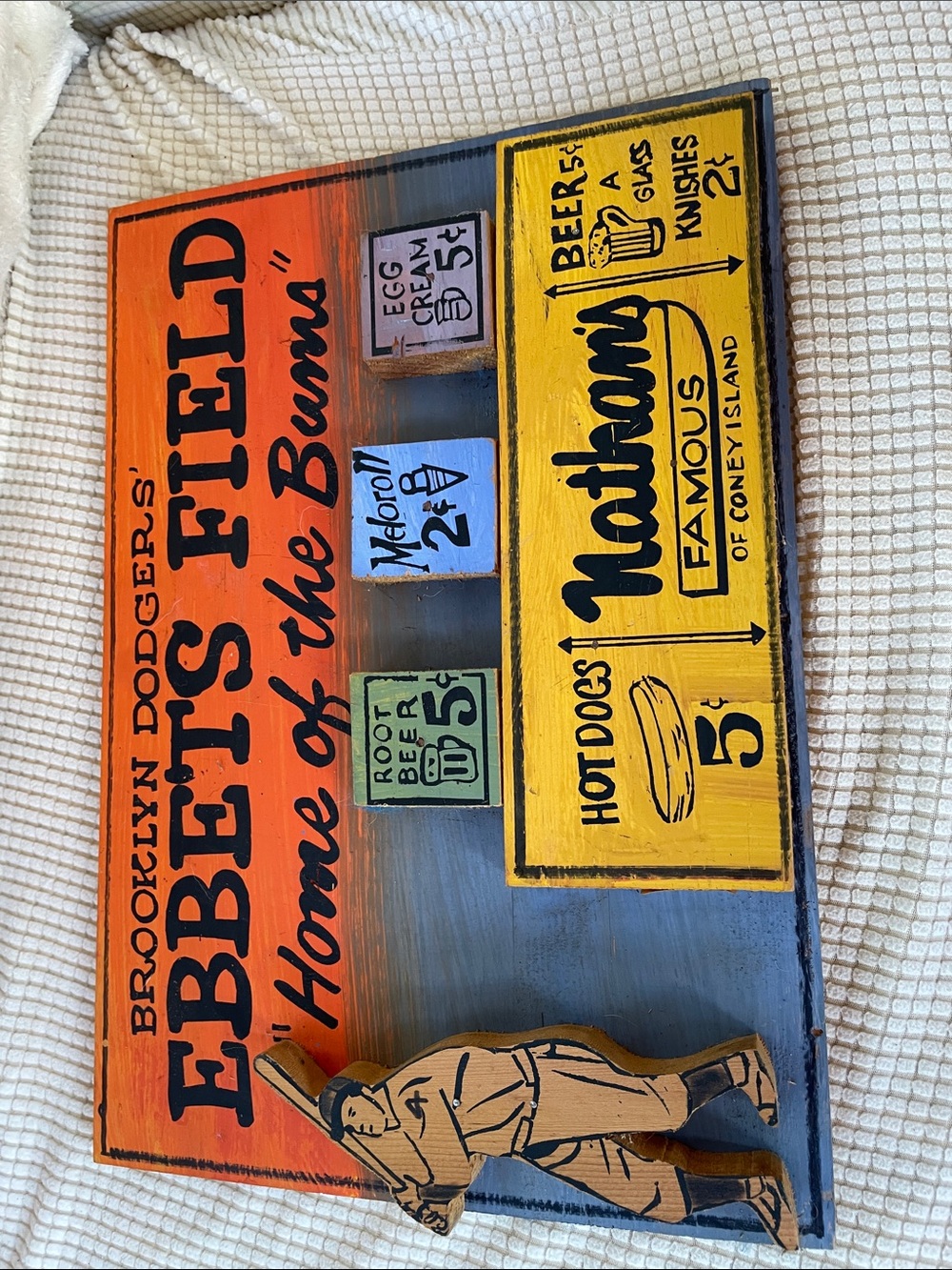 Brooklyn Dodgers Ebbets Field Assemblage Art